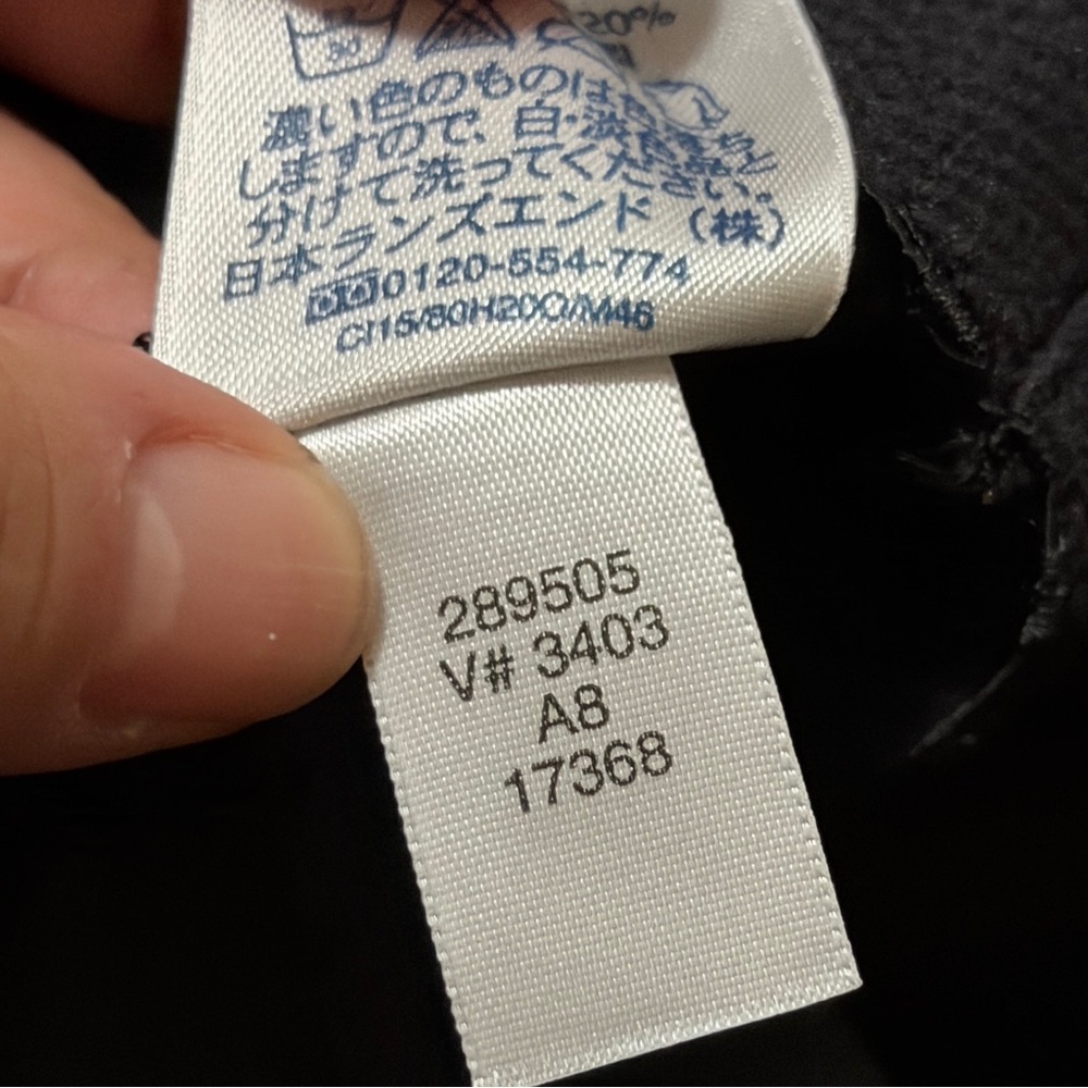 Lands' End 18DD Black Cross Back Underwire Tankini Swim Top - Picture 6 of 7
